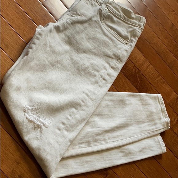 White high waisted skinny jeans - Picture 3 of 3